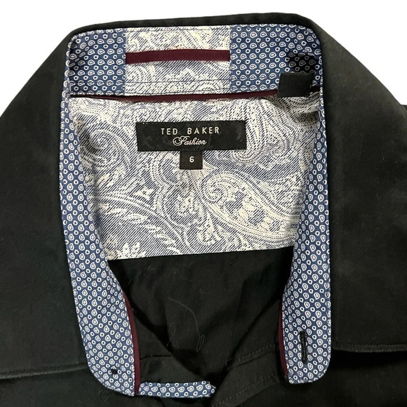 Ted Baker Long Sleeve Mens Dress Shirt - Picture 7 of 10